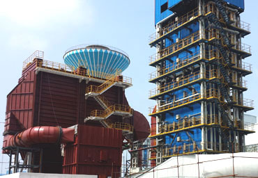 河南洛陽600t/d玻璃窯余熱發電鍋爐項目